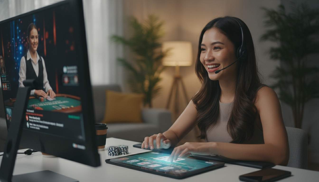 Experience live casino games