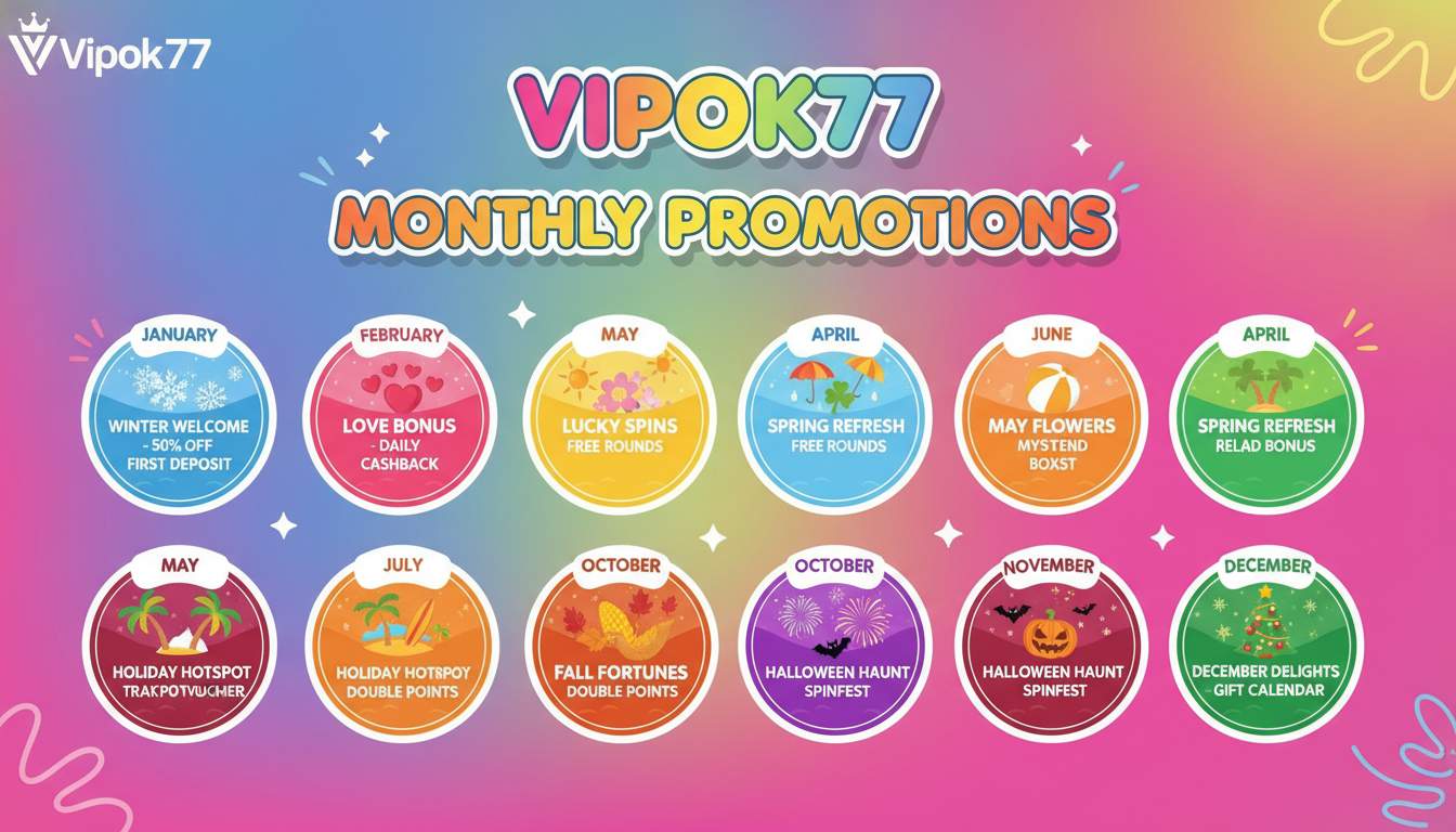 Monthly promotions offer