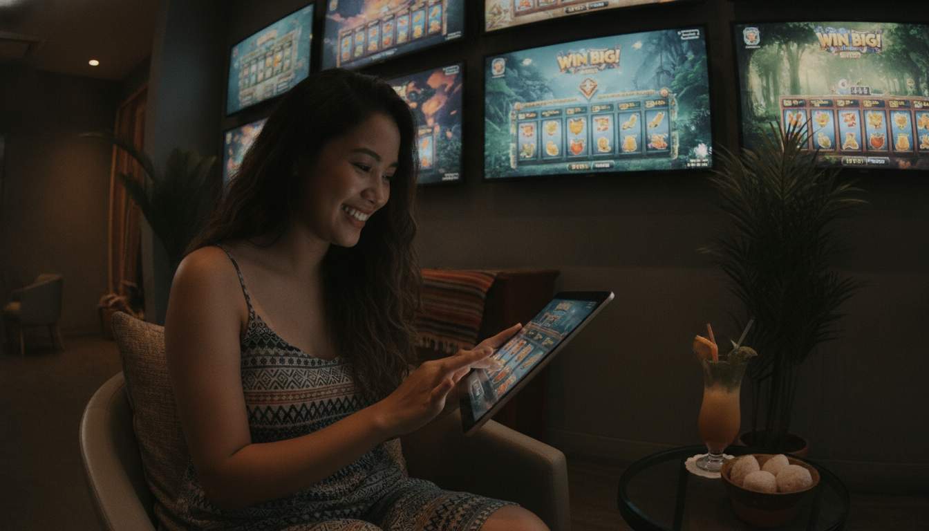 Diverse collection of slot games